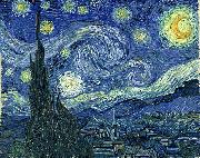 Vincent Van Gogh The Starry Night painting